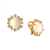 Mogul Gemstone Moonstone and Diamond Hex Earrings