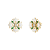 Jardin Flower Enamel Diamond Earrings