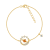 J'ADMIRE 14K Yellow Gold Over Sterling Silver Mars Bracelet