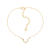 J'ADMIRE 14K Gold Over Sterling Silver Zodiac Anklet for Women