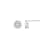 LUXGEM 14K White Gold Bezel Round Cut Studs | 3 Carat Cubic Zirconia