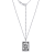 J'ADMIRE Platinum 950 Over Sterling Silver Tarot Card The Magician
Pendant Necklace