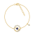 J'ADMIRE 14K Yellow Gold Over Sterling Silver Neptune Bracelet