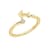 J'ADMIRE 14K Yellow Gold Over Sterling Silver Sagittarius Horoscope Ring