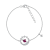 J'ADMIRE Platinum Over Sterling Silver Saturn Bracelet