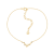 J'ADMIRE 14K Gold Over Sterling Silver Zodiac Anklet for Women