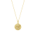 J'ADMIRE 14K Yellow Gold Over Sterling Silver Capricorn Zodiac Stars
Pendant Necklace