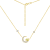 J'ADMIRE Planet Moon Necklace