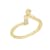 J'ADMIRE 14K Yellow Gold Over Sterling Silver Aries Horoscope Ring