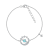 J'ADMIRE Platinum Over Sterling Silver Mercury Bracelet