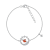 J'ADMIRE Platinum Over Sterling Silver Sun Bracelet