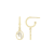 J'ADMIRE Sterling Silver Zodiac Drop Earrings