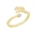 J'ADMIRE 14K Yellow Gold Over Sterling Silver Aquarius Horoscope Ring
