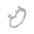 J'ADMIRE Scorpio Constellation Rhodium Over Sterling Silver Ring