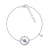 J'ADMIRE Platinum Over Sterling Silver Uranus Bracelet