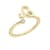 J'ADMIRE 14K Yellow Gold Over Sterling Silver Leo Horoscope Ring