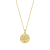 J'ADMIRE 14K Yellow Gold Over Sterling Silver Aquarius Zodiac Stars
Pendant Necklace
