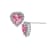 J'ADMIRE Heart Shaped Birthstone Stud Earrings