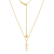 J'ADMIRE 14K Yellow Gold Over Sterling Silver Sagittarius Zodiac Pendant Necklace
