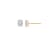 LUXGEM 10K Yellow Gold Emerald Cut Solitaire Studs | 2 carat Cubic Zirconia