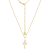 J'ADMIRE 14K Yellow Gold Over Sterling Silver Scorpio Zodiac Pendant Necklace