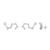 J'ADMIRE Rhodium Over Sterling Silver Dainty Zodiac Leo Stud Earrings