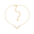 J'ADMIRE 14K Gold Over Sterling Silver Zodiac Anklet for Women