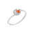 J'ADMIRE Platinum 950 Over Sterling Silver Mars Ring