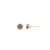 J'ADMIRE 10K Gold Birthstone Solitaire Stud Earrings