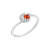 J'ADMIRE Platinum 950 Over Sterling Silver Sun Ring