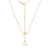 J'ADMIRE 14K Yellow Gold Over Sterling Silver Leo Zodiac Pendant Necklace