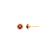 J'ADMIRE 10K Gold Birthstone Solitaire Stud Earrings