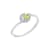 J'ADMIRE Platinum 950 Over Sterling Silver Moon Ring