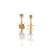 Grass Collection - Gold over Sterling Silver Earrings  – 1 Intense Green
Natural Emerald