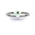 Grass Collection - Sterling Silver Ring  – 1 Intense Green Natural Emerald