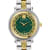 Versace Greca Flourish Green Dial Two-tone Bracelet Watch