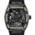 Philipp Plein The $keleton Black Bezel Black Silicone Strap Watch