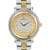 Versace Greca Flourish White Dial Two-tone Bracelet Watch
