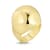 14k Yellow Gold Over Brass Dome Ring