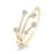 14K Gold Diamond Libra Zodiac Constellation Ring .15ctw