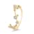 14K Gold Scorpio Zodiac Constellation Ring .19ctw