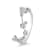 18K Gold Scorpio Zodiac Constellation Ring .19ctw