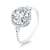 18K White Gold White Topaz and Diamond Ring 2.63ctw