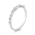 18K White Gold Diamond Ring  .17ctw
