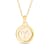 14K Yellow and White Gold Aries Zodiac and Constellation Rotary Pendant