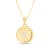 14K Yellow and White Gold Scorpio Zodiac and Constellation Rotary Pendant