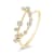 18K Yellow Gold Diamond Capricorn Zodiac Ring .14ctw
