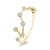 14K Gold Diamond Aquarius Zodiac Ring 0.16ctw