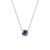 10 Karat White Gold Alexandrite Pendant Necklace For Women
