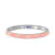 Pink Enamel Bangle Bracelet in 14k Gold Over Sterling Silver 0.6ctw